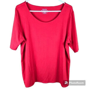Chico's Red Short Sleeve Tee